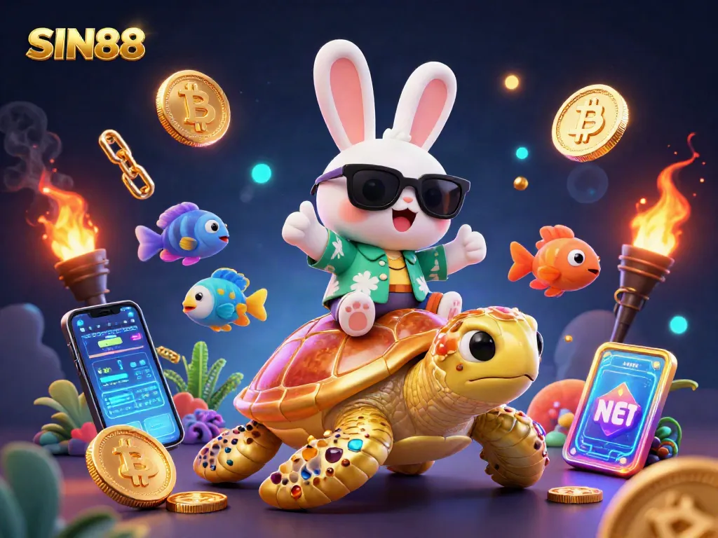 Place your bets with SIN88 and enjoy vibrant gaming experiences with unique characters in a colorful sea.